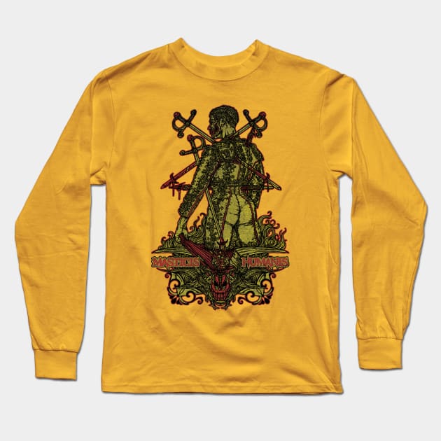 Doomatador Long Sleeve T-Shirt by Pages Ov Gore